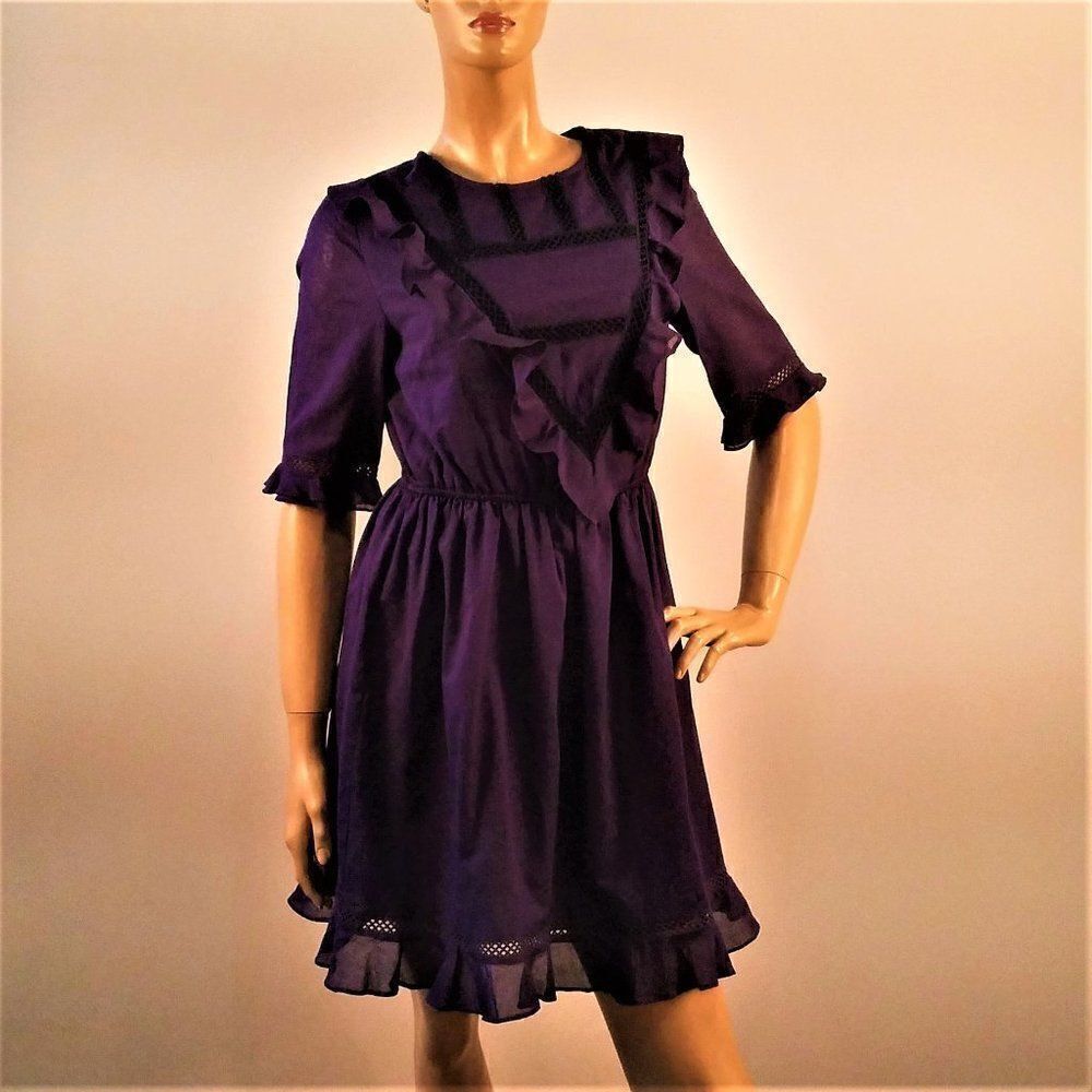 A loves A Ruffled Peasant Prairie Dress